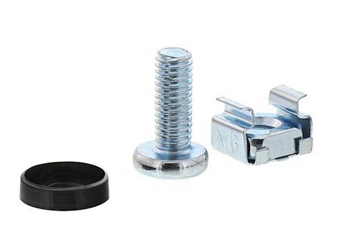INLINE - Käfigmutternset M6 - je 100x Käfigmuttern - Unterlegscheiben - Schrauben
