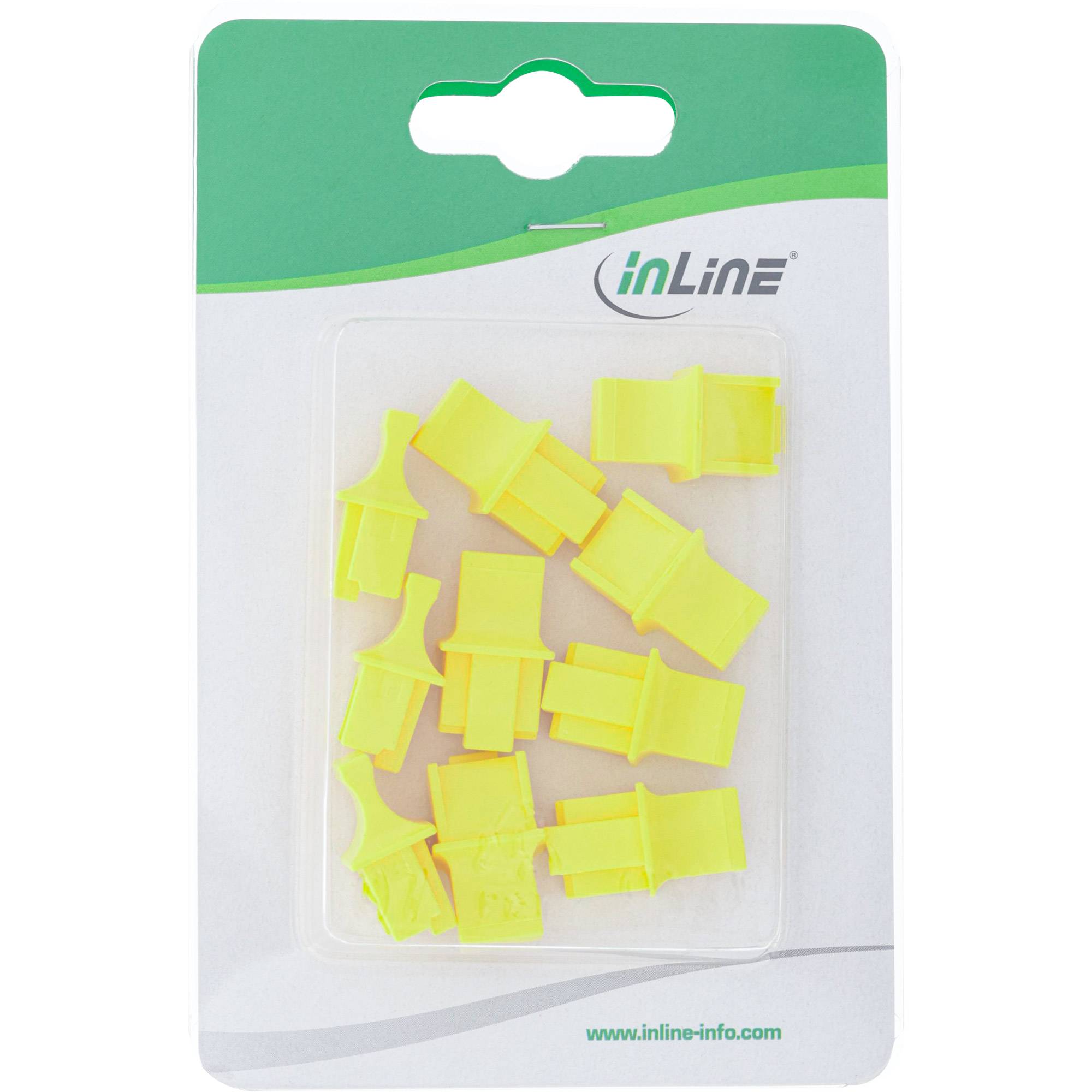 InLine - Schutzumschlag - Gelb (Packung mit 10)