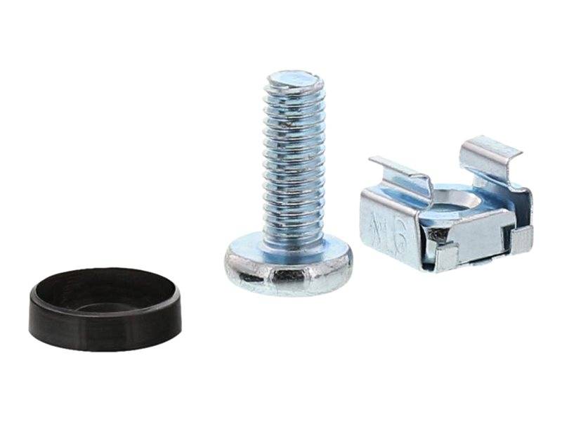 INLINE - Käfigmutternset M6 - je 50x Käfigmuttern - Unterlegscheiben - Schrauben