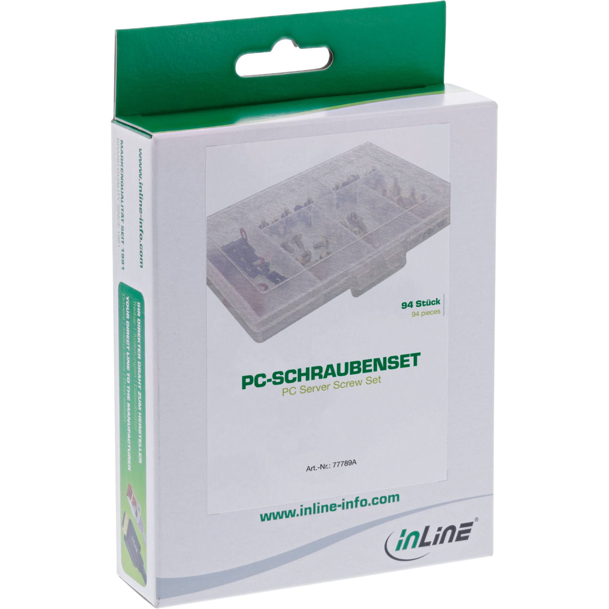 INLINE - PC-Schraubenset - 94-teilig