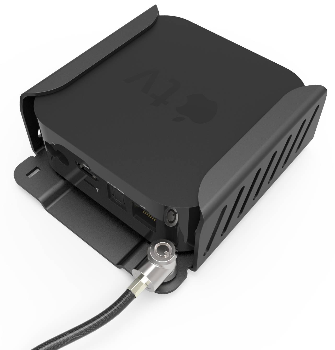 Compulocks Apple TV 5th / 4th Gen Security Mount - Befestigungskit (Sicherheitsklammer, Verriegelungskopf)