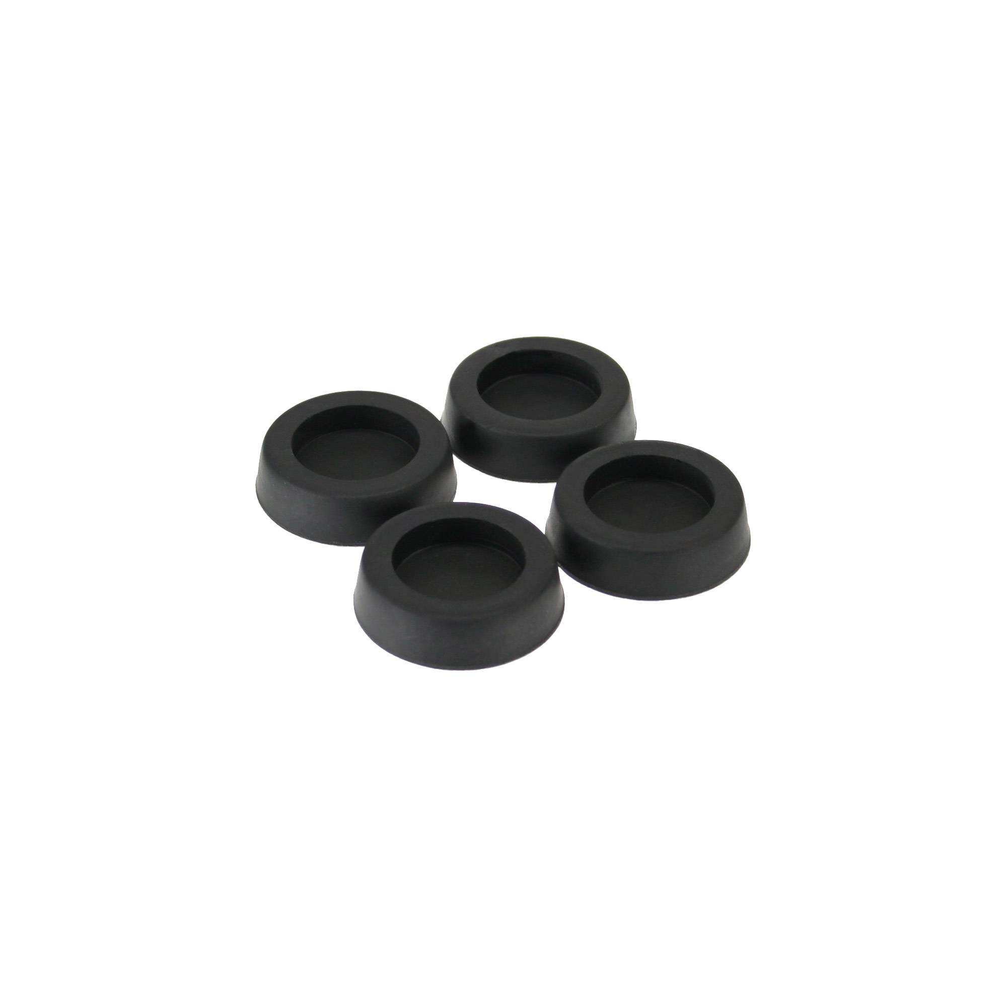 INLINE - Gummi-Füße - für PC Gehäuse - 4er Pack - schwarz
