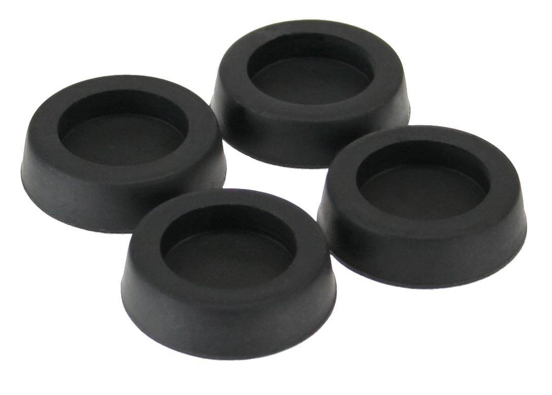INLINE - Gummi-Füße - für PC Gehäuse - 4er Pack - schwarz