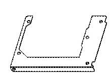 Chenbro PSU Bracket - PSU-Halterung für Systemschrank