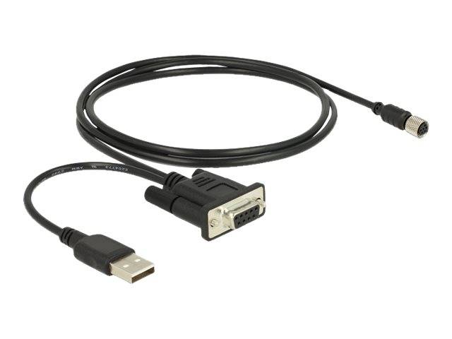 Navilock - Kabel seriell - RS-232 - 6-poliges M8 weiblich bis USB, DB-9
