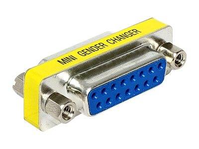 DeLOCK Adapter Sub-D - Serieller Gender Changer - DB-15 (W)