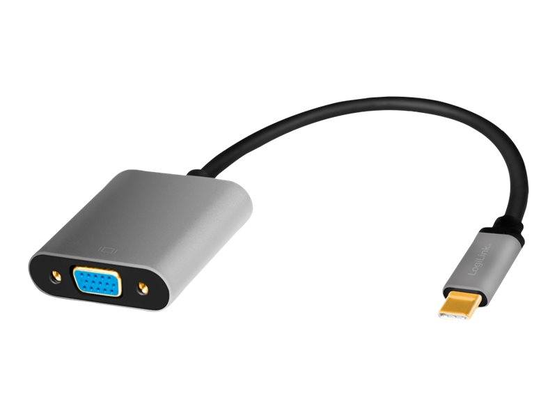 LogiLink - USB/VGA-Adapter - USB-C (M) bis HD-15 (VGA)