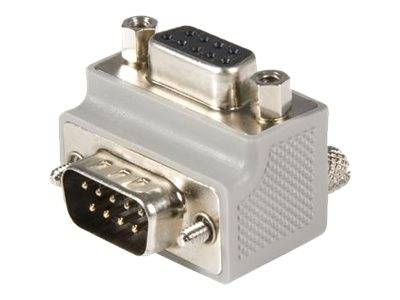 StarTech.com DB9 auf Seriell DB9 Kabel Adapter Typ 2 rechts gewinkelt - St/Bu - DB9 Koppler - Serieller Adapter - DB-9 (M)