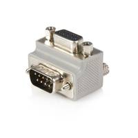 StarTech.com DB9 auf Seriell DB9 Kabel Adapter Typ 2 rechts gewinkelt - St/Bu - DB9 Koppler - Serieller Adapter - DB-9 (M)