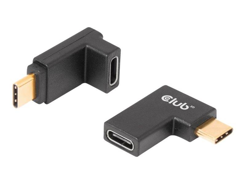 Club 3D - USB-C Adapterkit - USB 3.2 Gen 2 - 20 V - 5 A - gewinkelt, USB-Stromversorgung (100 W)