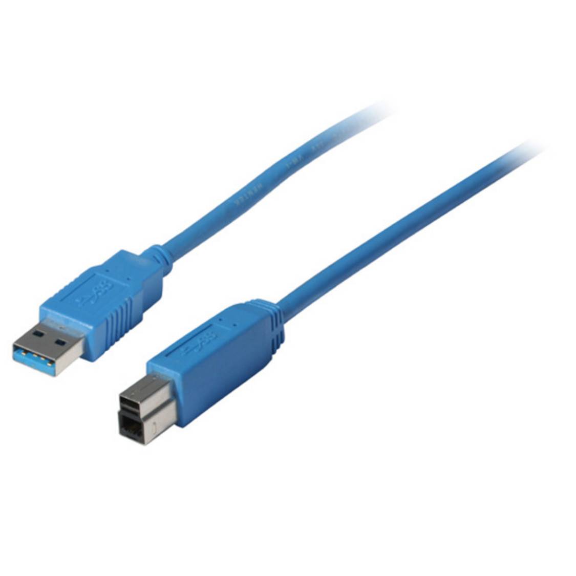 USB Kabel A Stecker / B Stecker USB 3.0 blau 5m