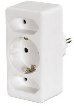 Hama 00108844, Typ F, Universal, 230 V, Weiß, 3500 W, Männlich/Weiblich