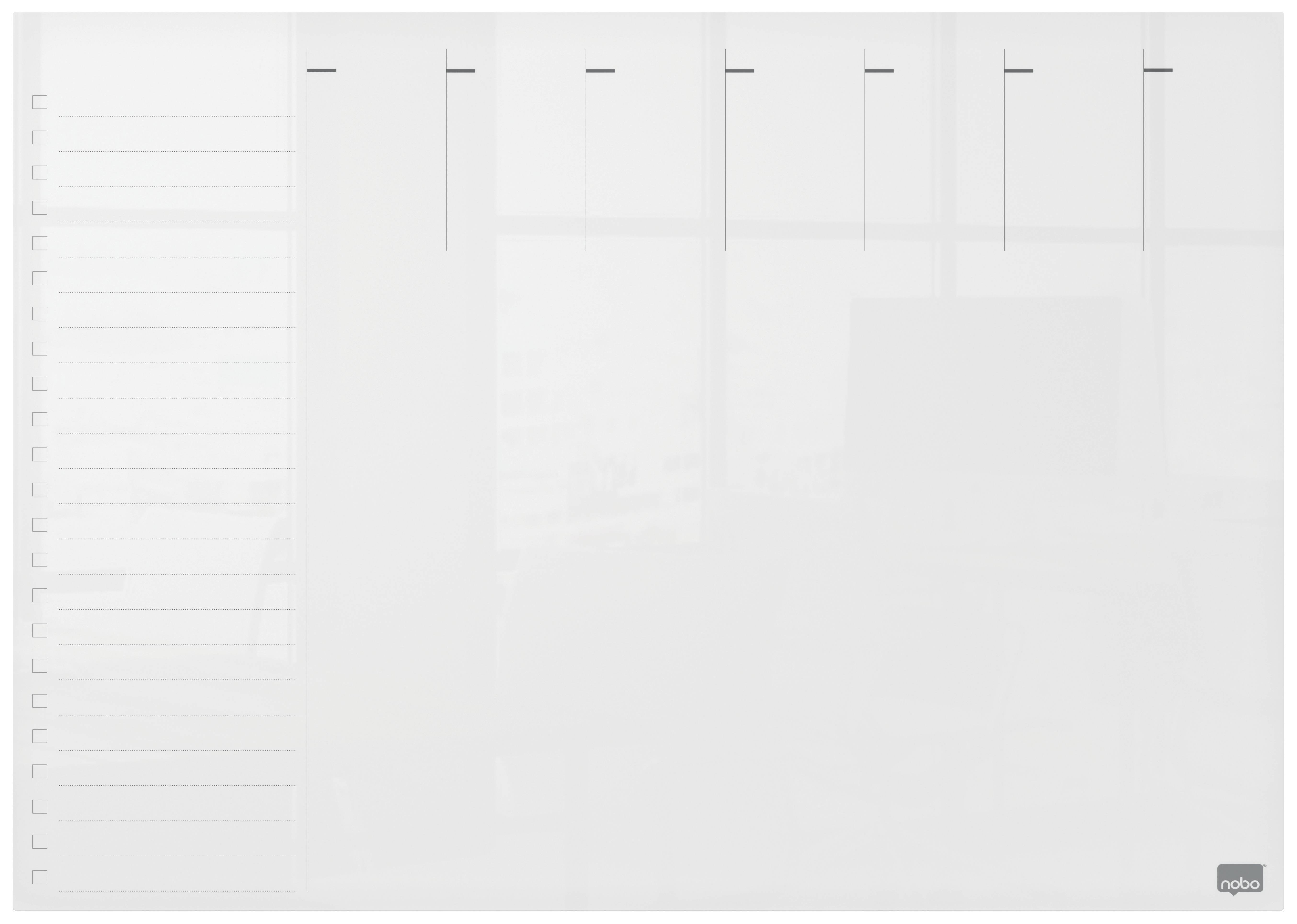Wochenplaner Acryl - Nobo®