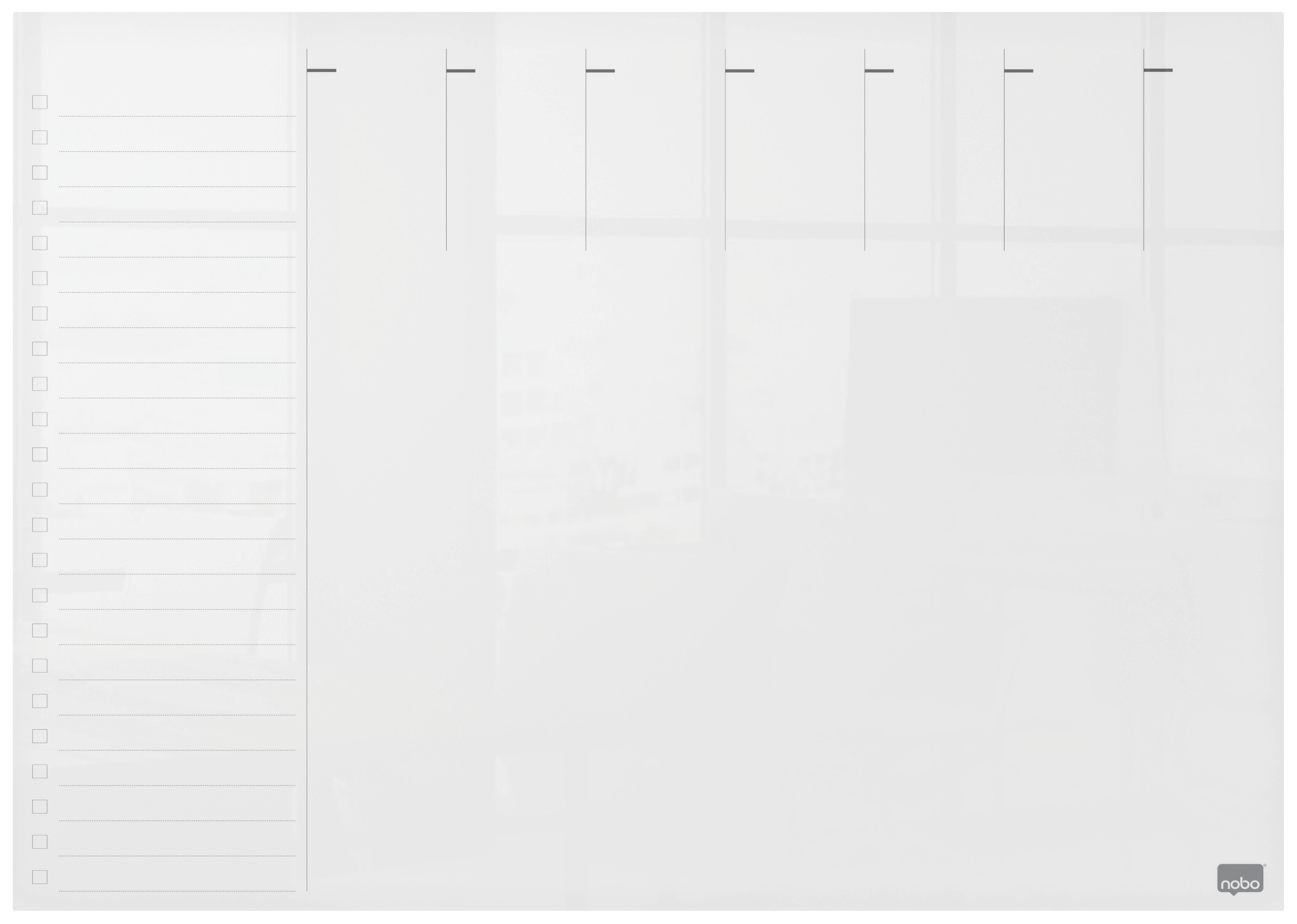 Wochenplaner Acryl - Nobo®
