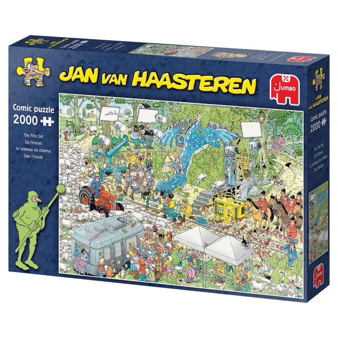 Jumbo 20047 Jan van Haasteren Das Filmset 2000 Teile Puzzle