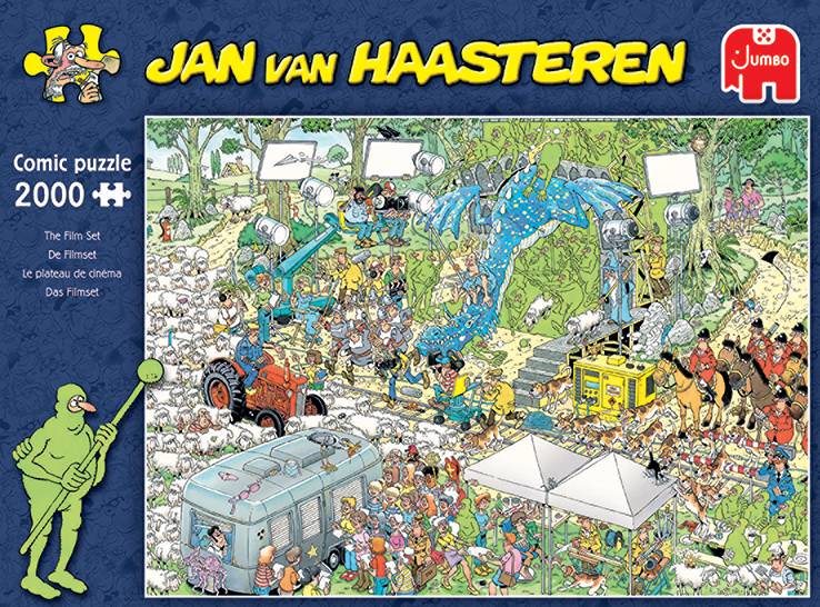 Jumbo 20047 Jan van Haasteren Das Filmset 2000 Teile Puzzle