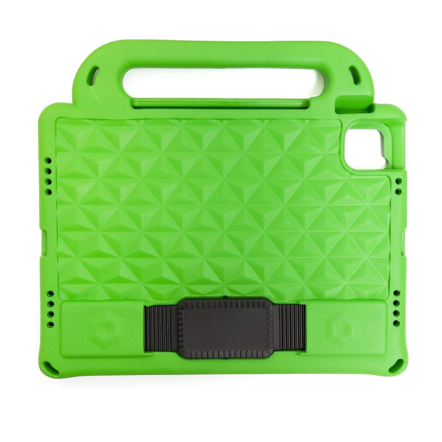 Diamond Tablet Case Armored Schutzhülle mit Stifthalter Gurt Standfunktion für Samsung Galaxy Tab S6 Lite Grün