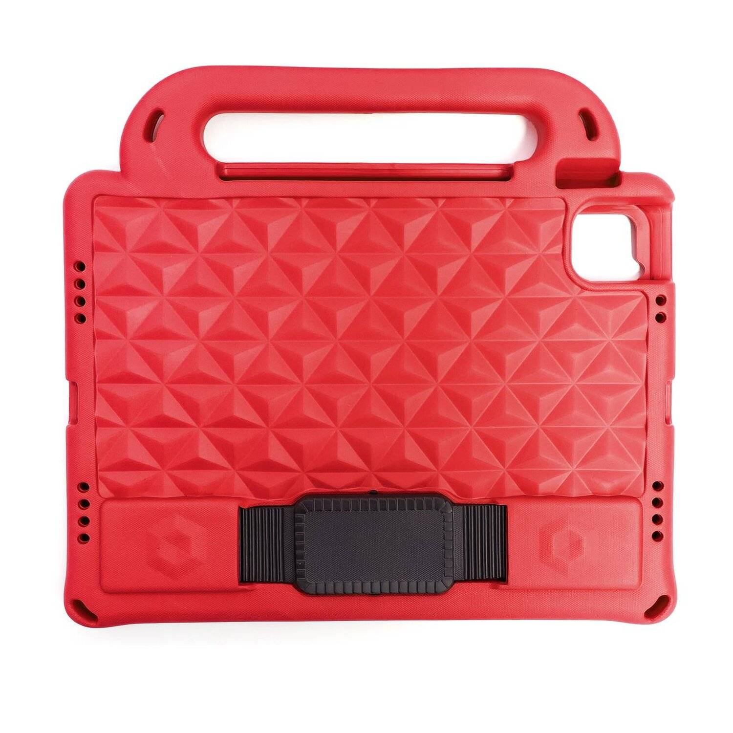 Diamond Tablet Case Armored Schutzhülle mit Stifthalter Gurt Standfunktion Samsung Galaxy Tab A7 Lite (T220/T225) Rot