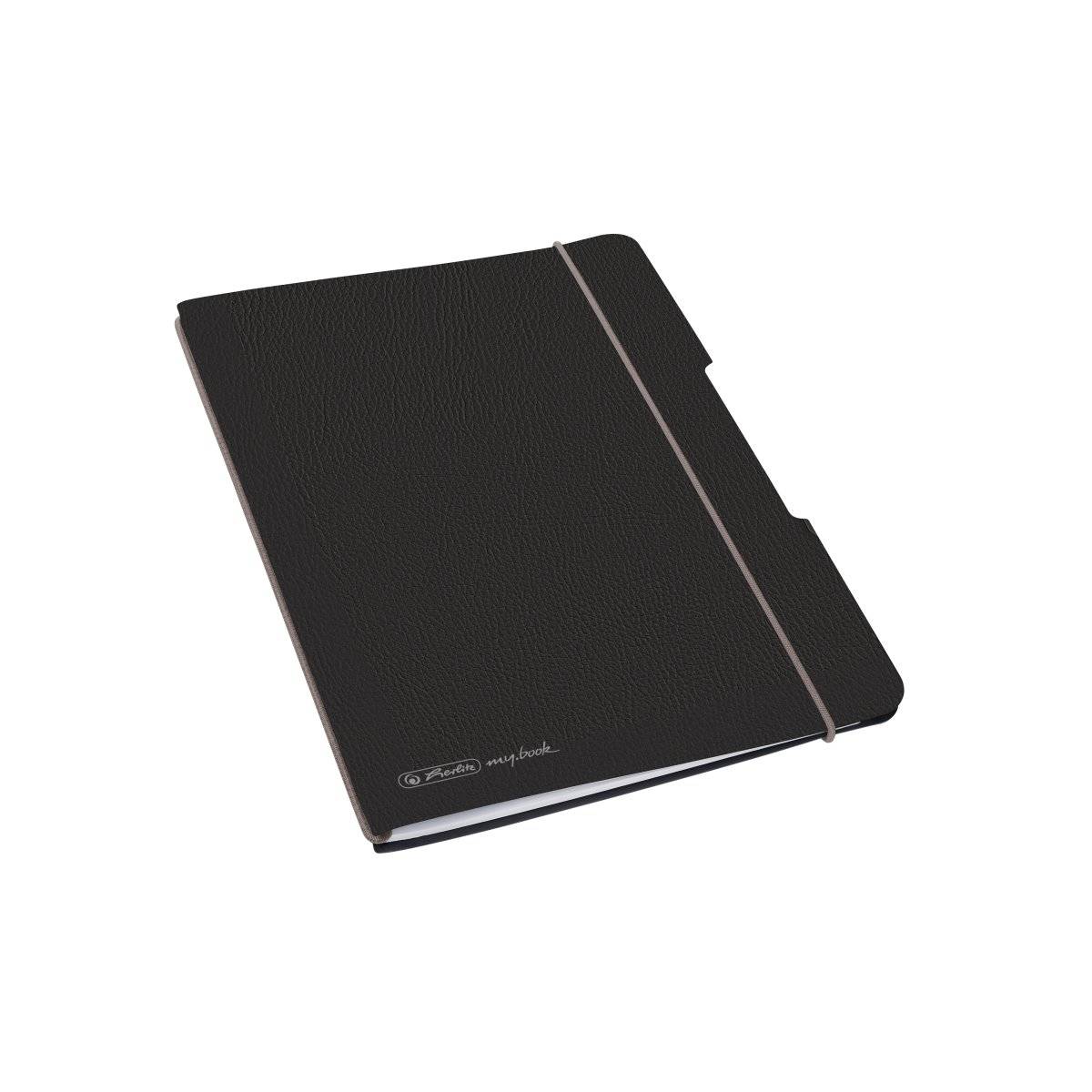 Herlitz 50033782, Einfarbig, Schwarz, A6, 40 Blätter, Erwachsener