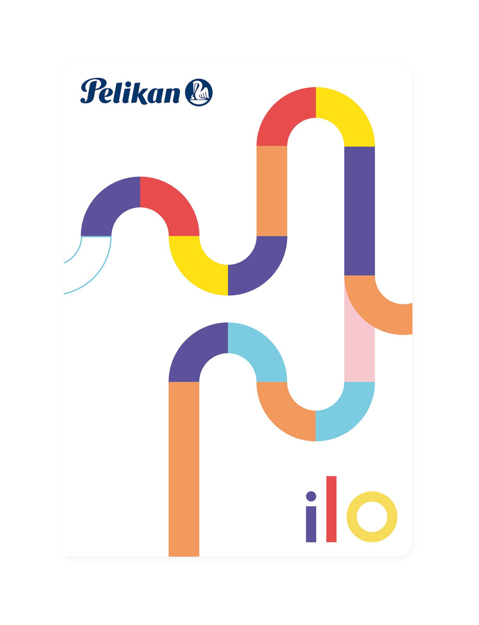 Pelikan ilo, Abbildung, Mehrfarben, A6, 32 Blätter, Punktgitter-Papier, Universal