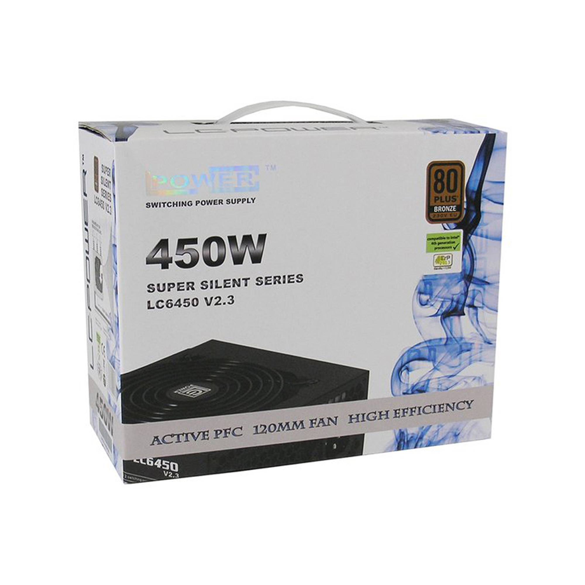 LC-POWER - LC Power Super Silent Series LC6450 V2.3 - Netzteil (intern)