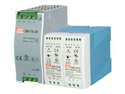 PLANET - MEAN WELL MDR-60-24 - Netzteil (DIN-Schienenmontage möglich)