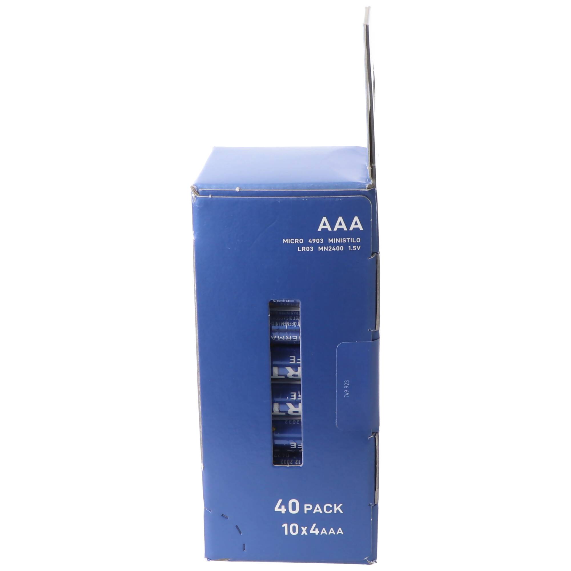 40 Stück Varta Longlife Power Batterie Alkaline, Micro, AAA, LR03, 1.5V