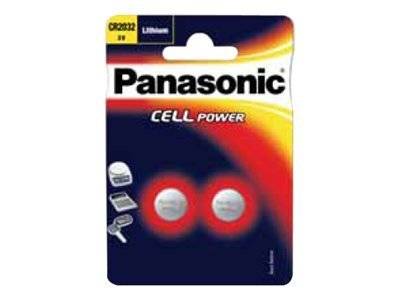 Panasonic CR2032L/2BP - Batterie 2 x CR2032 - Li
