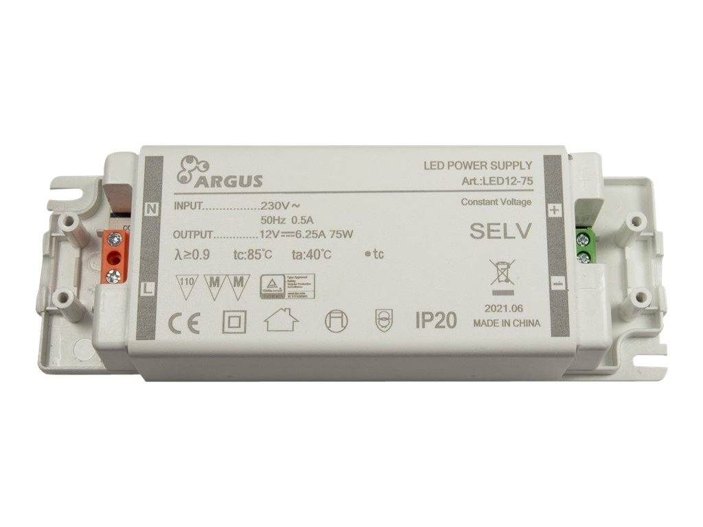 INTER-TECH - Argus LED12-75 - LED-Treiber - 75 Watt - 6250