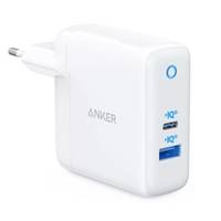 ANKER INNOVATIONS - Anker PowerPort - Netzteil - 35 Watt - 3 A - IQ, PD - 2 Ausgabeanschlussstellen (USB, 24 pin USB-C)
