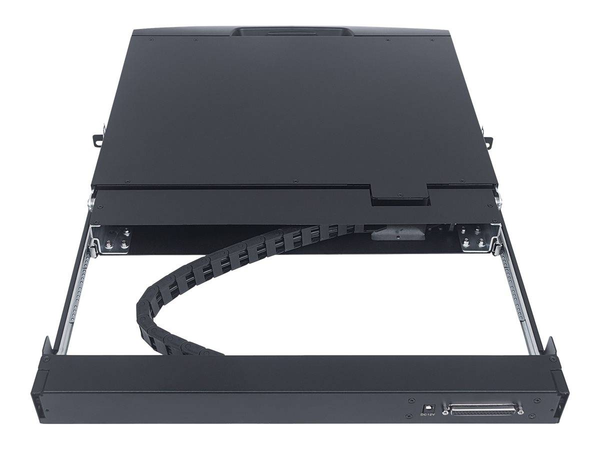 Intellinet Rackmount 17" LCD Console - KVM-Konsole - PS/2, USB - Französisch - 43.2 cm (17")