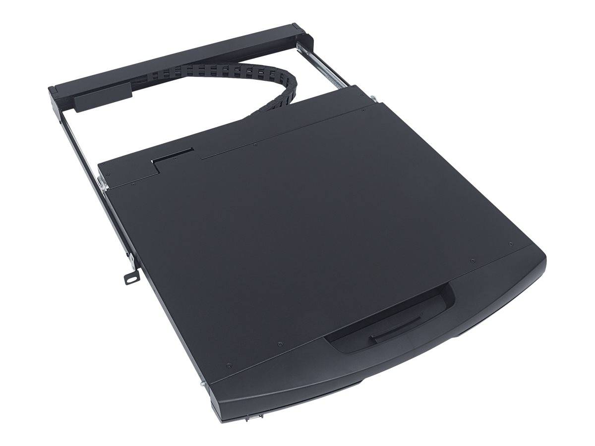 Intellinet Rackmount 17" LCD Console - KVM-Konsole - PS/2, USB - Französisch - 43.2 cm (17")