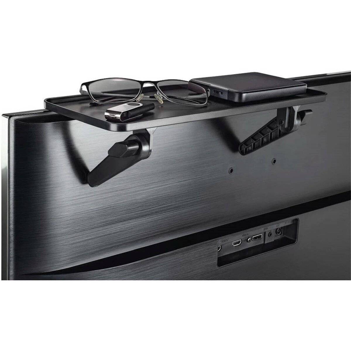 Hama universelles TV-Regal platzsparend für die Rückseite von Fernsehern, auch für Monitore Geeignet 30.0 x 12.7 cm