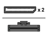 Supermicro - Internes SAS-Kabel - 1x8 Slim SAS (SFF-8654)