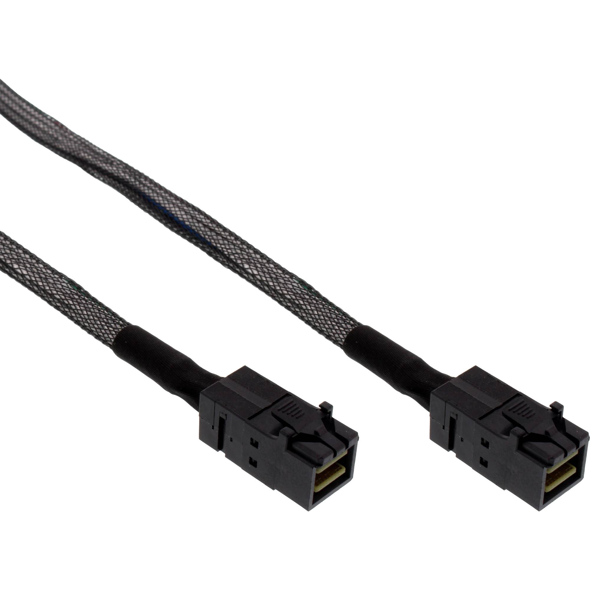 INLINE - Mini-SAS HD Kabel - SFF-8643 zu SFF-8643 - mit Sideband - 1m