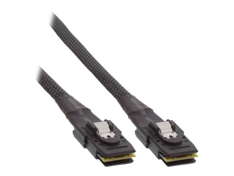 INLINE - SAS Kabel int. - Mini-SAS SFF-8087/Mini-SAS SFF-8087 - m. Sideband - 1m