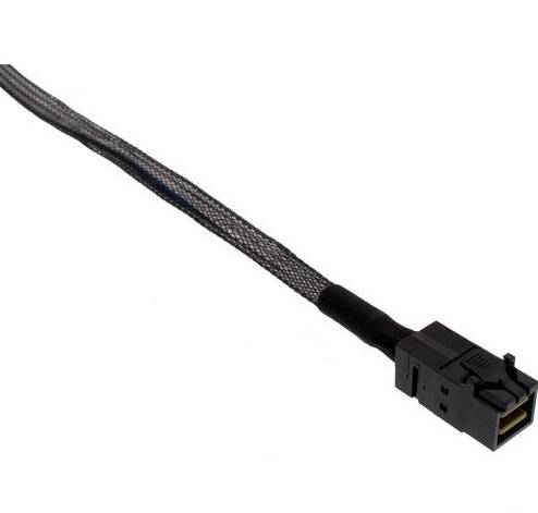 INLINE - Mini SAS HD Kabel - SFF-8643 zu 4x SATA + Sideband - 1m