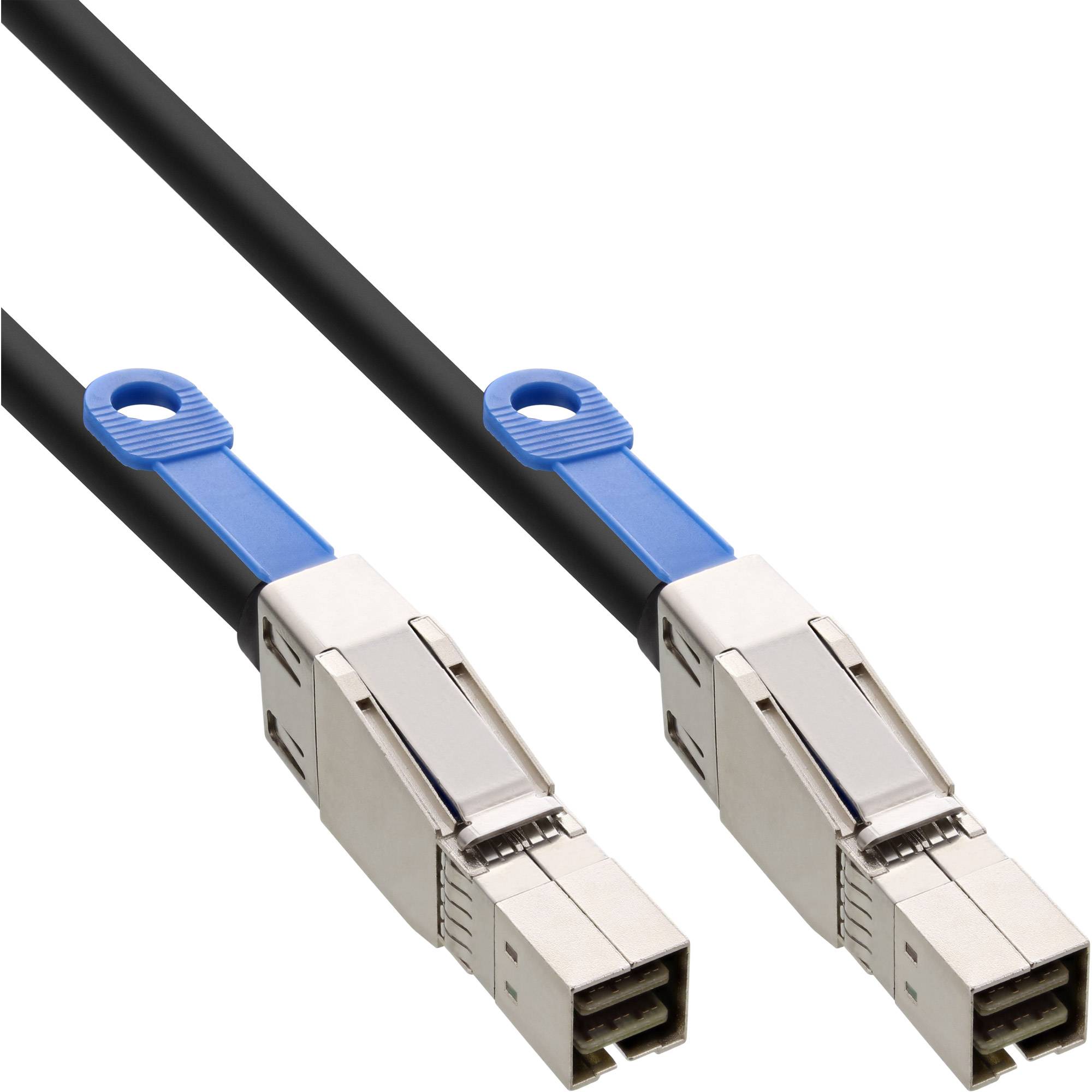 INLINE - externes Mini SAS HD Kabel - SFF-8644 zu SFF-8644 - 12Gb/s - 0,5m