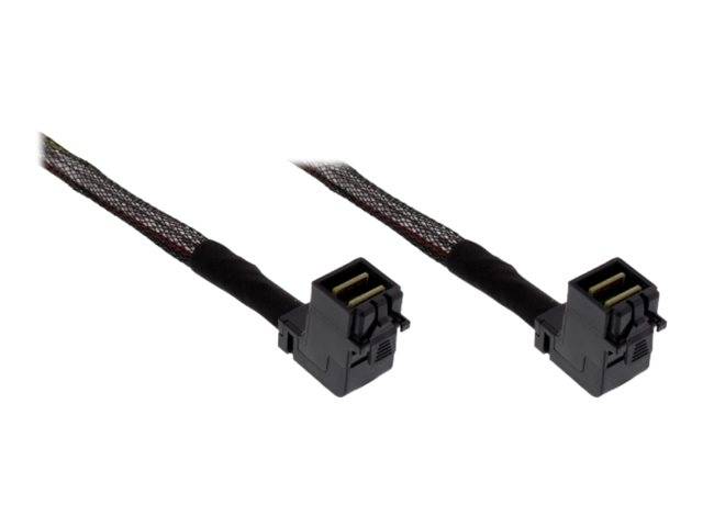 InLine - Internes SAS-Kabel - mit Sidebands - SAS 6Gbit/s - gerade durchgeführt - 4-Lane - 4x Mini SAS HD (SFF-8643)