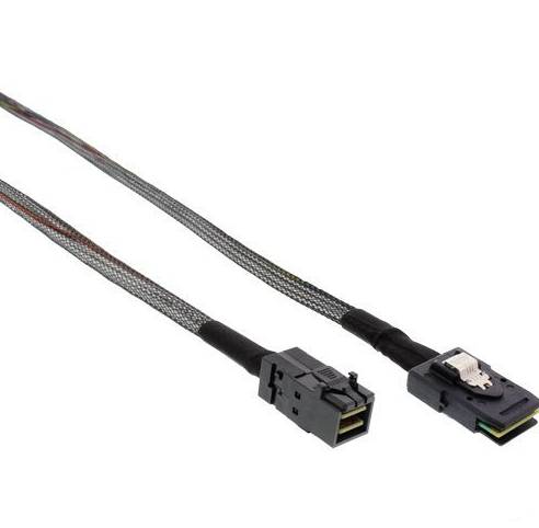 INLINE - Mini-SAS HD Kabel - SFF-8643 zu SFF-8087 - mit Sideband - 0,5m