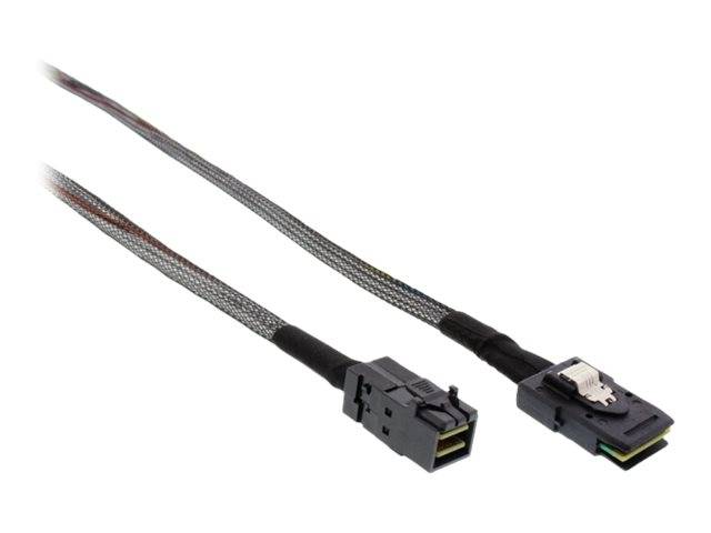 INLINE - Mini-SAS HD Kabel - SFF-8643 zu SFF-8087 - mit Sideband - 0,5m