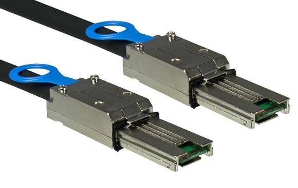 MAG - Externes SAS-Kabel - 4-Lane - 4x Shielded Mini MultiLane SAS (SFF-8088)