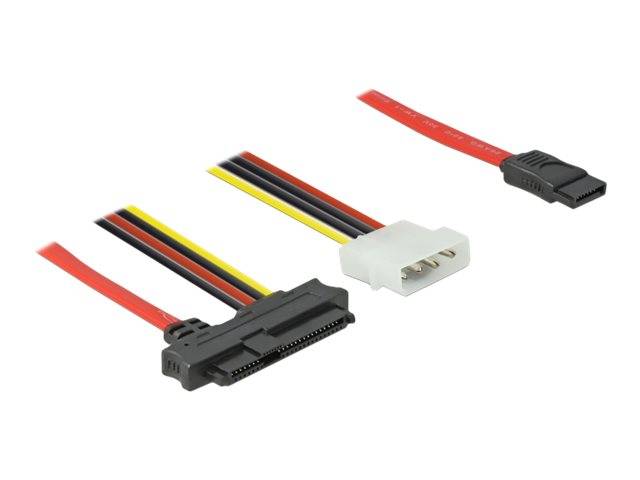 Delock - SATA- / SAS-Kabel - SAS 12Gbit/s - interne Stromversorgung, 4-polig, interne SAS, 29-polig (SFF-8482)