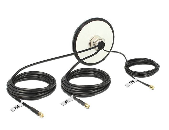 Navilock 12457, 28 dBi, 2, 2,5, Schwarz, 14,4 cm, 65 mm