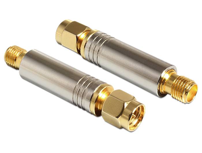DeLOCK - Antennenadapter - SMA (W) bis SMA (M)