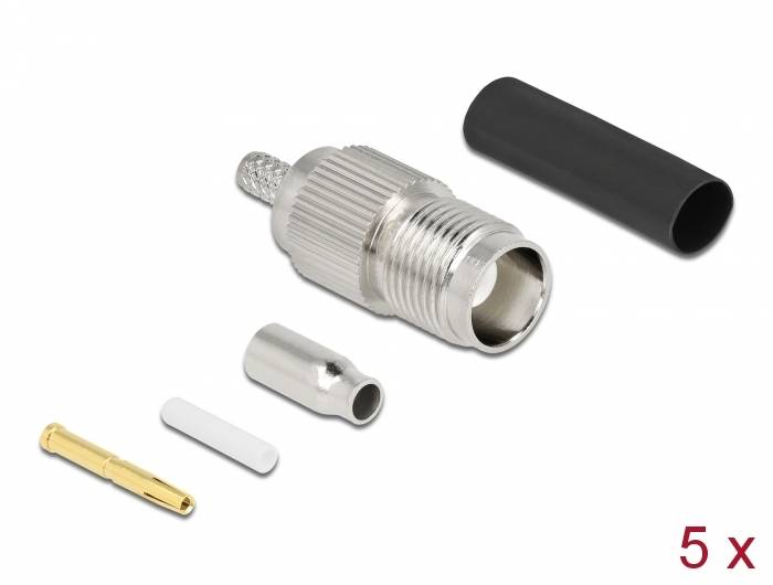 Delock - Antennenanschluss - TNC (M) quetschen