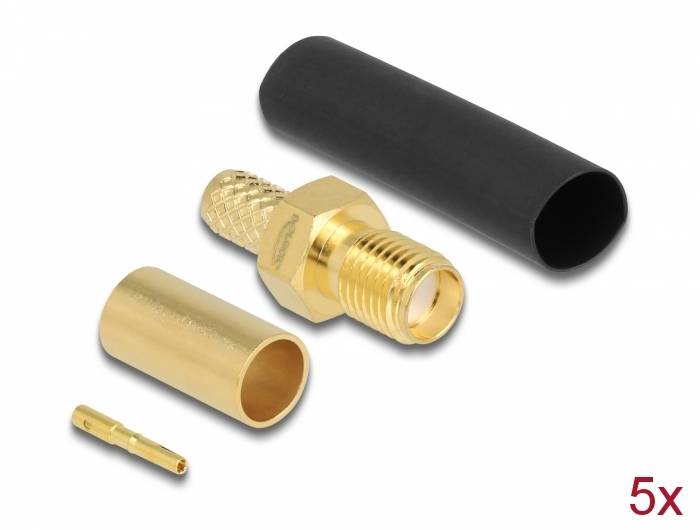 Delock - Antennenanschluss - SMA (M) quetschen