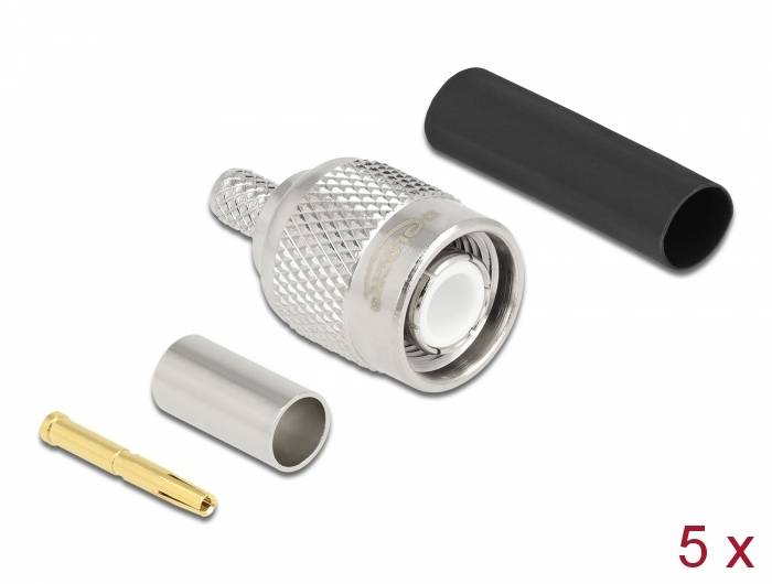 Delock - Antennenanschluss - TNC (M) quetschen