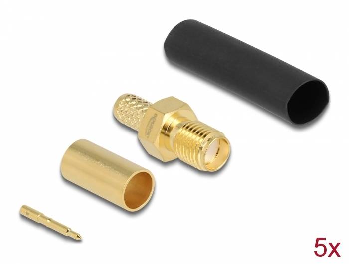 Delock - Antennenanschluss - RP-SMA (S) quetschen