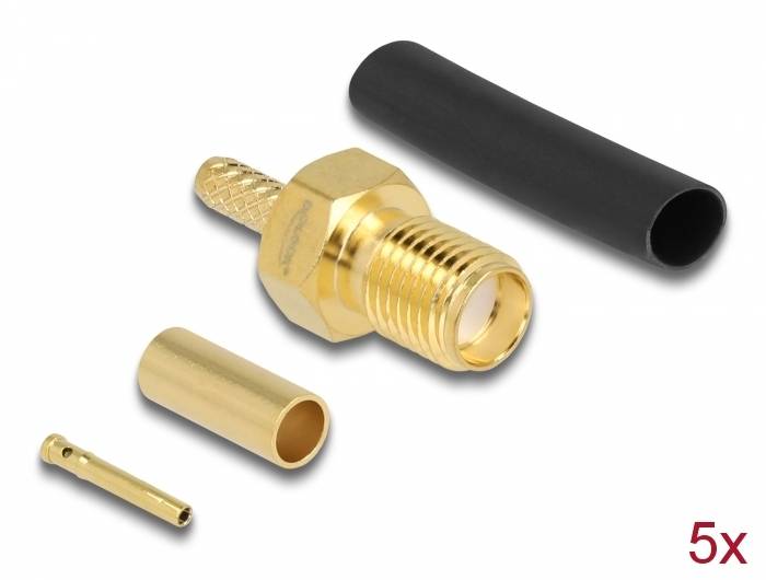 Delock - Antennenanschluss - SMA (M) quetschen